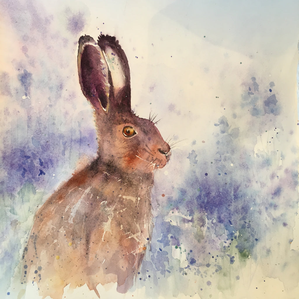 Hare in the Bluebell Wood